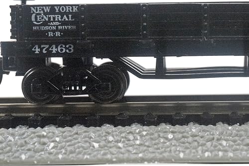 Gondola New York Central Spur N wagon tombereau en bois pour modélisme ferroviaire rétro
