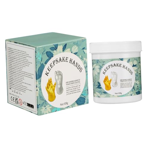 La Mejor Recopilación de Materiales de fundición al mejor precio. 48 Kisangel Kit de Fundición de Manos y Pies para Niño, Molde 3D de Yeso para Recuerdos, Material de Pasta y PE, Adecuado para Baby Shower y Fiestas, Tamaño 9X8X8 CM