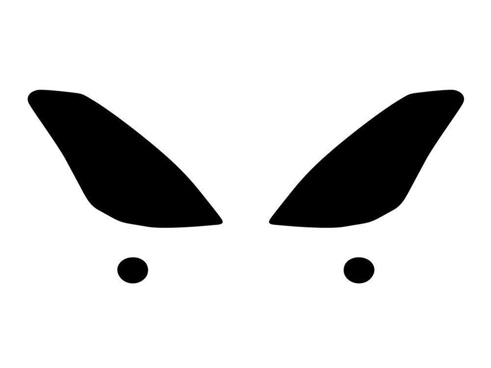 Rvinyl Headlight Tint Covers Compatible with Nissan Altima 2008-2009 (Coupe) - Smoke