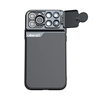 Kit obiettivo fotocamera multi telefono ULANZI per iPhone 11 Pro con custodia per telefono per...
