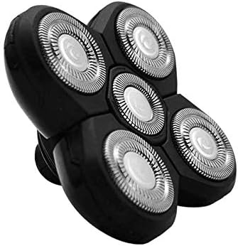 Men's Electric Shaver Replacement Heads 5 Head Fiveblade for Men Shaver Wet & Dry Compatible Waterproof Multi Functional