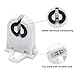 Screw Type T8 Lamp Holder JACKYLED 20-Pack, UL Non-shunted Light Socket for LED Fluorescent Tube Replacements