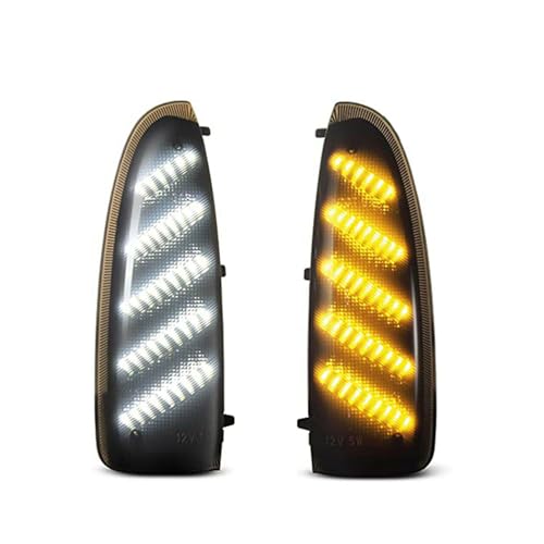 Luz LED 12V espejo lateral coche intermitente dinámico para Ford Super Duty