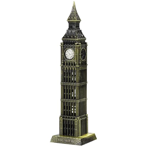 Figura Big Ben modelo pequeño en metal para decoración miniatura 1