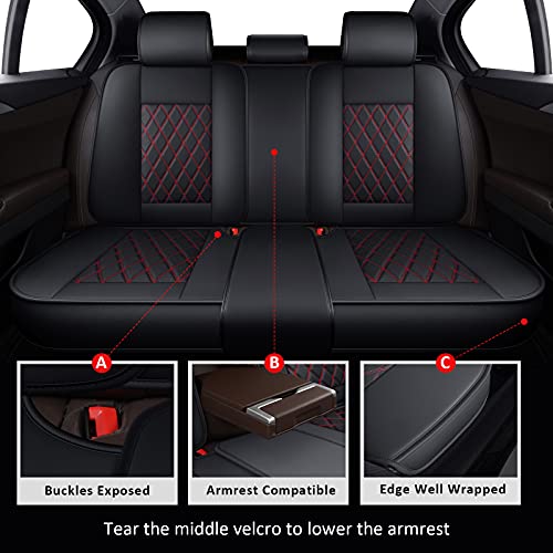 Image of MIROZO Seat Covers for Car,Waterproof Seat Cover Full Set Vehicle Cushion Cover Automotive Seat Protector Breathable Universal Fit for Most Sedan, Truck and SUV for Tacoma CX5 Chevy