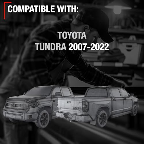 T1A Tailgate Cable Replacement Set, Rear Left & Right Side - Compatible with 2007-2022 Toyota Tundra - Tailgate Support Cable Straps, Metal 17 3/4" Long - OEM 65770-0C060, 65770-0C070 by T1A - Image 4