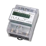 B+G E-Tech DRT428DC-V3 - Digitaler Drehstromzähler für Hutschiene - 3 Phasen Stromzähler mit S0 2000imp./ kWh, Rücklaufsperre und LC-Display als Zwischenzähler geeignet