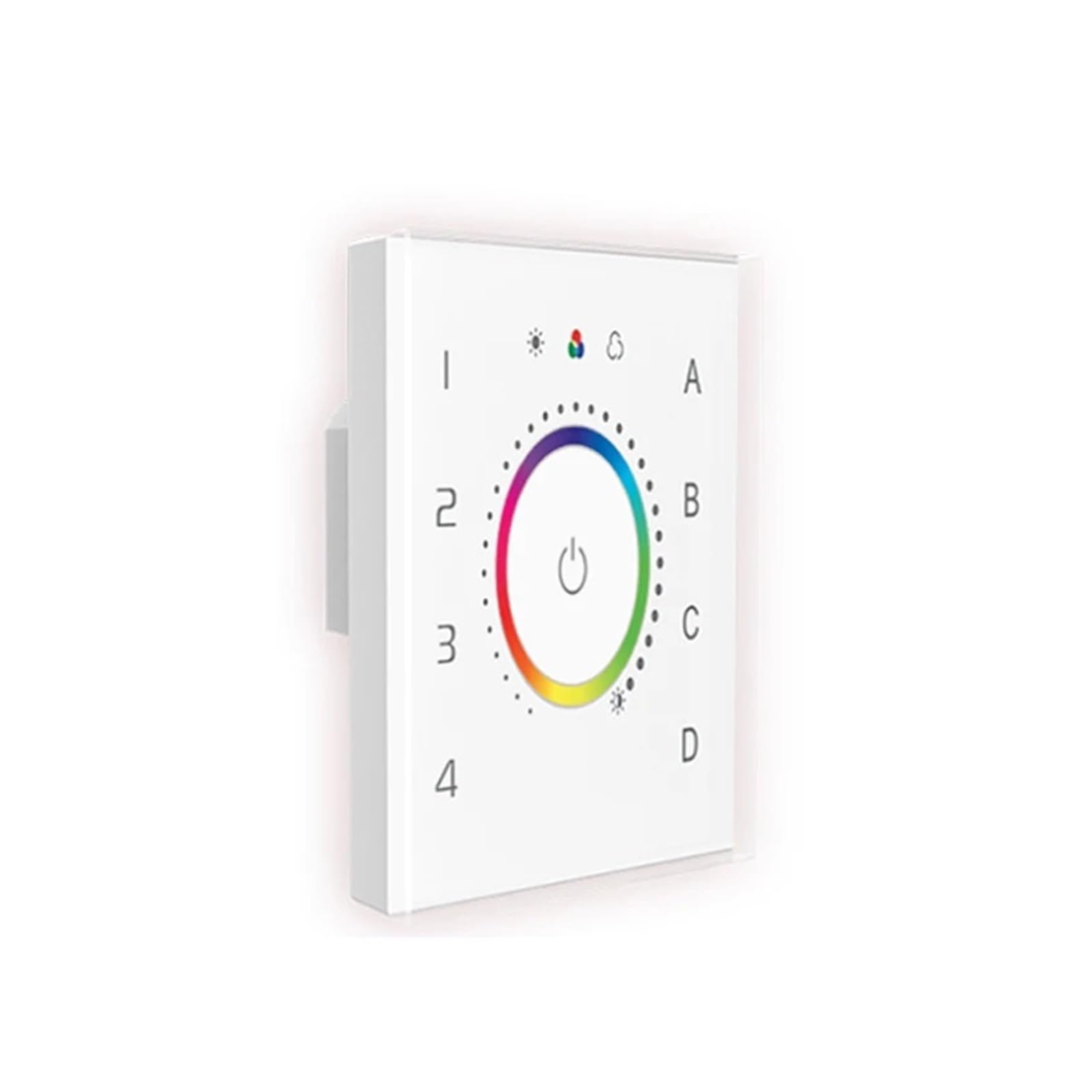 Controlador táctil RGBW para pared que soluciona los fallos de mandos LED tradicionales