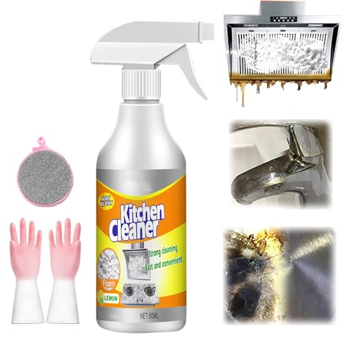 Kitchen Cleaner Aibo Powerful Cleaning Spray for Kitchens and Surfaces All-Purpose Oil Stain Remover Grease Cleaner Easy Use Safe Formula (3)