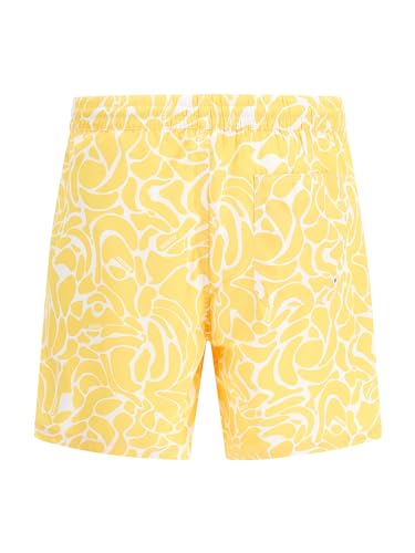 GUESS Men's Standard Swim Trunk Medium Bali AOP2