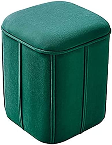 Tabouret de Repose-Pieds Ottoman pour Salon Cocooning | Pouf Vert