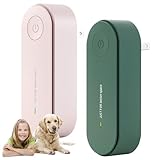 2PCS Set Ionic Air Purifier, Plug in Air Purifiers for Home, Green and Pink Plug in Air Freshener, Ultrasonic Dust Mite Eliminator, Air Purifier for Bedroom, Suitable For Bedrooms, Living Rooms