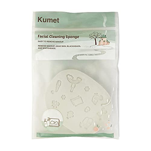 Kumet Facial Cleansing Sponge, Wet Soft Powder Puff Make Up Cosmetic Beauty Sponge Blender Compressed Pad
