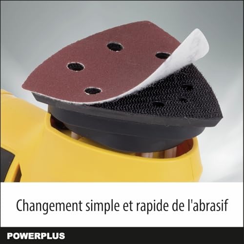 Ponceuse triangulaire pour angles et recoins Powerplus POWX0490