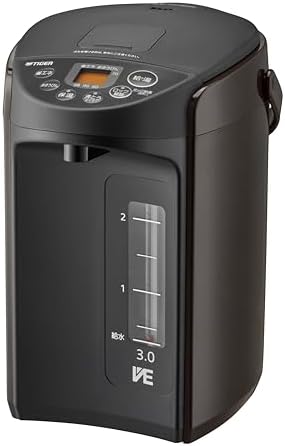 （11:30時点） 【WEB限定】タイガー魔法瓶 (TIGER) 電気ポット 節電 VE 保温 安全構造 とく子さん 3.0L ブラウン PIQ-N300T