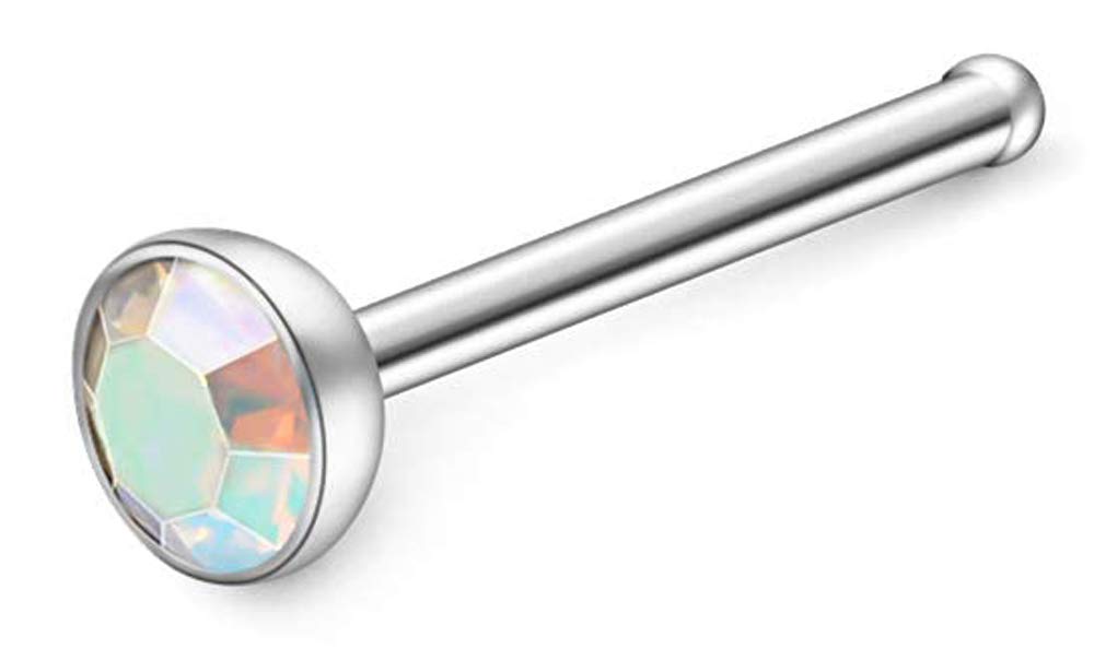 See full amazon price history chart for Via Mazzini 316L Stainless Steel No-Tarnish No-Rusting 3mm Round AB Crystal Nose Pin for Women and Girls (NR04978) Via Mazzini 316L Stainless Steel No-Tarnish No-Rusting 3mm Round AB Crystal Nose Pin for Women and Girls (NR04978) (B07KN5W8F9) Amazon Price History, Amazon Price Tracker
