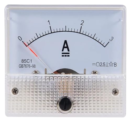 Medidor de panel de corriente analógico 85C1 amperímetro DC 15A para pruebas de carga 4