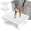 White Square: Height-Adjustable
