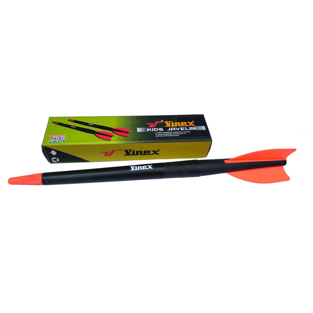 Vinex Kids Javelin, Red and Black, for Sports Events and School Competitions