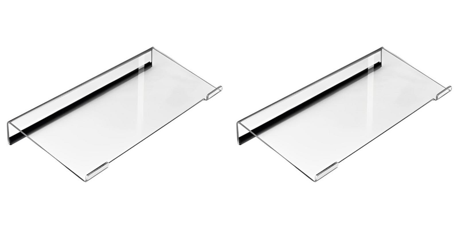 Supporto Tastiera Inclinato Trasparente - Per Digitazione Ergonomica, Materiale Acrilico - Foto 7