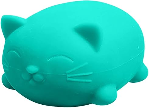 Cool Cat Squeeze Squishy, Cute Cat Stress Fuzz Ball, Slow Rise Sensory Fidget Balls,Sensory Stress Ball Relief #17