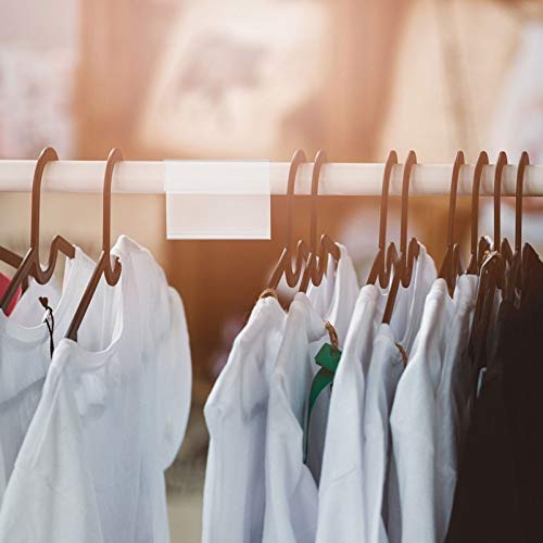 VILLCASE Suporte de Etiqueta de Preço de Prateleira de Fio de Plástico de 10 Unidades Clipe de Supor