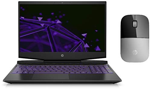 Image of HP Pavilion Gaming Core i7 9th Gen (8GB /1TB HDD + 256GB SSD /Win 10 /NVIDIA GTX 1650 4GB Graphics) 15-dk0049TX & Z3700 Wireless Mouse