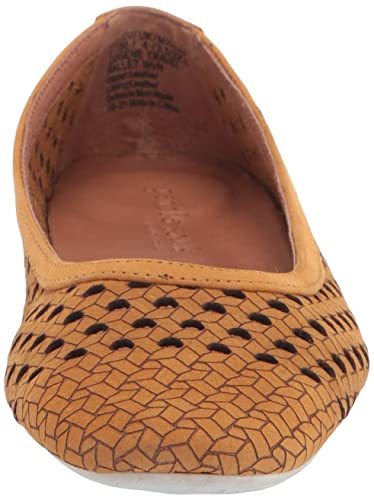 Gentle Souls by Kenneth Cole Women's Eugene Travel Woven Ballet Flat, Sorbet, 72
