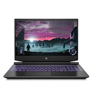 Hp Pavilion Gaming 15-Amd Ryzen 5 15.6 Inches Micro-Edge, Ips, Anti-Glare, Fhd Display (8Gb Ram/512 Gb Ssd/144 Hz/ Rtx 3050Ti 4Gb Graphics/B&O Audio/Windows 11 Home/Ms Office)15-Ec2048Ax, Shadow Black