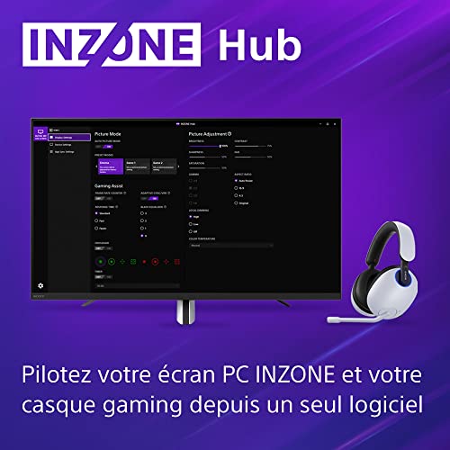 Sony INZONE M9 Ecran Gaming 27" : 4K 144Hz 1ms Full Array Local Dimming HDMI 2.1 VRR modèle 2022 SDMU27M90AEP - vue 8