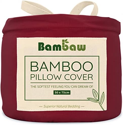 Dark Grey Pillow Cases 2 Pack | Standard Pillow Cases 50x75 cm | Grey Pillow Case | Bamboo Pillow Covers | Hotel Bedding | Cooling Pillow Cases | Grey Oxford Pillowcases 2 Pack | Bambaw