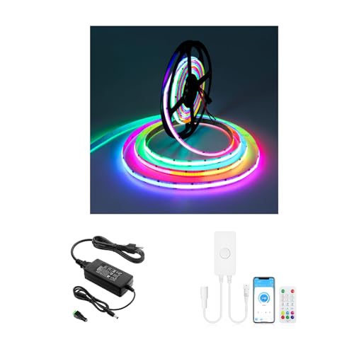 Tira de luces LED RGB direccionable ALITOVE 16.4 pies miniatura 1