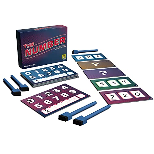 The Number Party Game Fun Risk Taking Strategy Board Game For Family Game Night Great Family Game For Kids And Adults Ages 8+ 3-5 Players Avg. Playtime 15 Min Made By Repos Production #TOP2