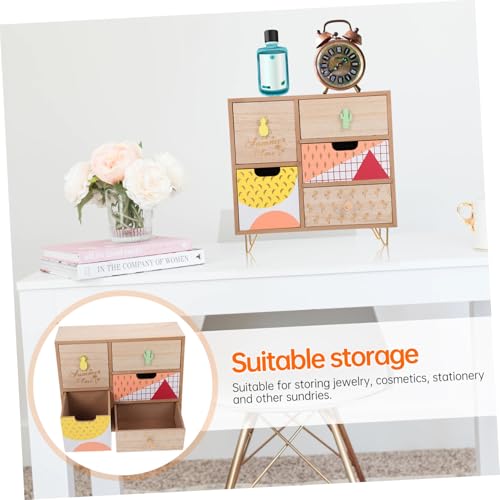 Boîte de rangement en bois à compartiments facile à utiliser chez soi - 2