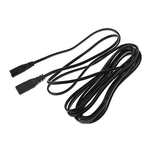VOCUE 2 pines hembra a C8 macho cable de extensión adaptador de corriente 5M