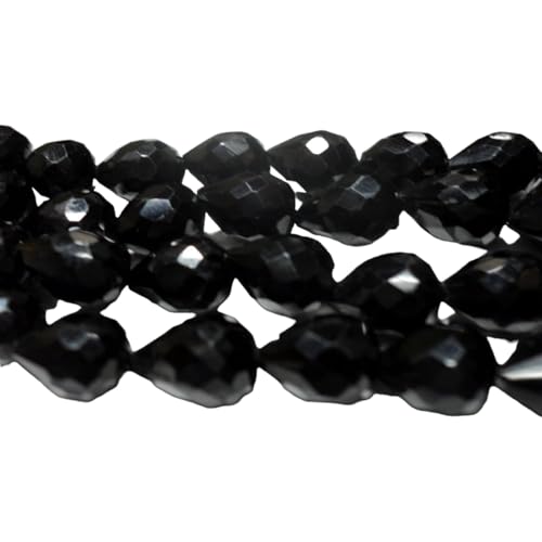 Perles briolettes en spinelle noire pour créer vos boucles d'oreilles de soirée élégantes