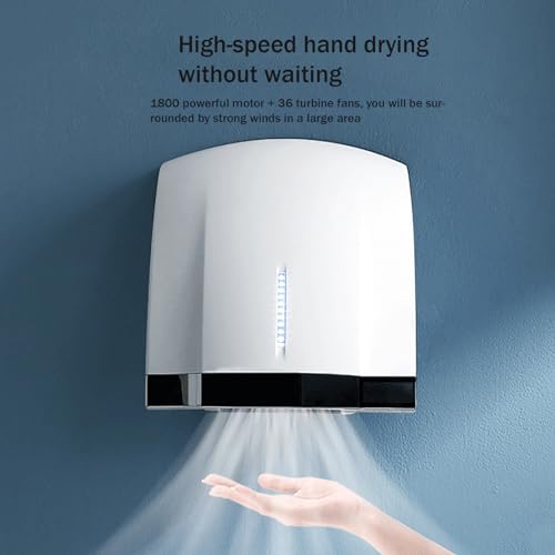 Sèche-mains pour toilettes avec chauffage à température constante C