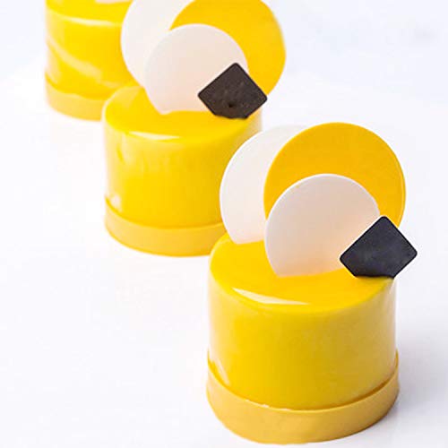 Joho Baking Silicone Molds for Mousse Cake, 3D Silicone Baking Mold Cakes, Dessert Molds for Pastry Chocolate, Tall Cylinder, 8-Cavity - Thumbnail 6