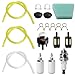 Universal Benzinschlauch Kit, Benzin Motorsense Kit, 3 Stück Benzinschlauch (Innendurchmesser: 3 mm/3 mm/2 mm), Benzin Filter Kit, Kraftstofffilter für Strimmer Gebläse Rasenmäher Heckenscheren