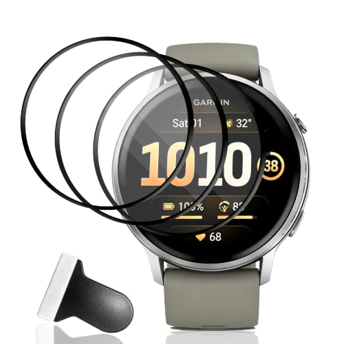 Zerrshoo 3 Pièces Protection écran pour Garmin Venu 4 45mm