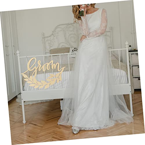 Pendentifs en bois dossier de chaise mariage et célébration - 4