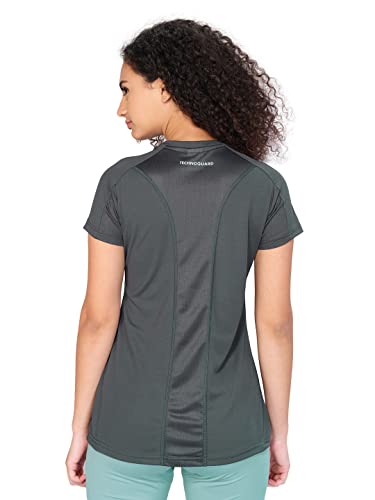 Image of TECHNOSPORT Women's 100% Polyester Regular Fit T-Shirt