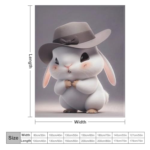 Couverture en flannel effet lapin, un dessus de lit doux et haut de gamme - 6