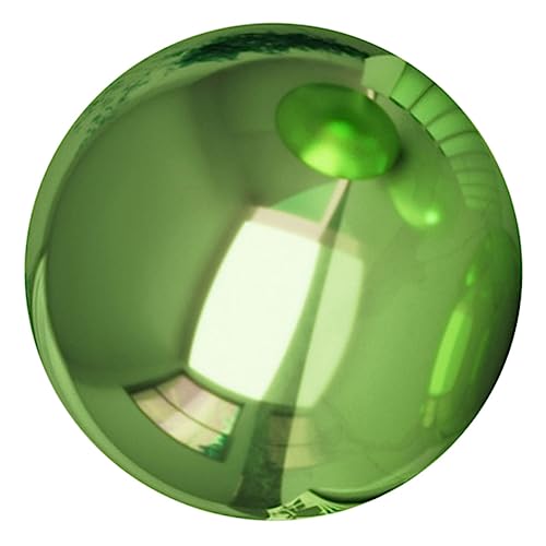 IWOWHERO Stainless Steel Gazing Ball Polished Garden Mirror Sphere Gem Reflective Decor for Outdoor Photography Durable and Lightweight Metal Ball for Garden Decoration
