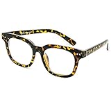  KISS Neutrale Brille MOSCOT style mod. BOXER - Mann Frau VINTAGE optischer Rahmen FASHION - HAVANA