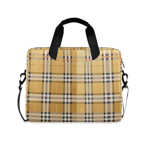 Bolsa para portátil 15.6" con asa y correa negro blanco oro miniatura 1