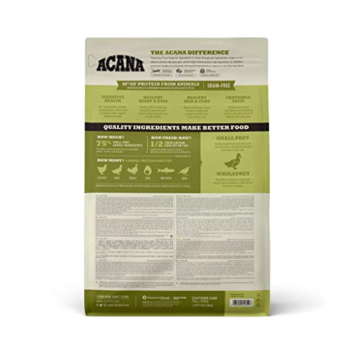 Acana Grasslands | 1,8 kg | Trockenfutter für Katzen | Mit Fleisch, Innereien und Knochen von Huhn, Truthahn und Ente, Eiern und Fisch | Mit wichtigen Proteinen für Ihre Katze