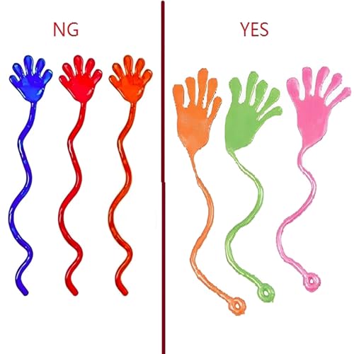 image for Tuko 20PCS Sticky Hands, Sticky Finger, Kids' Party Favor Sets， Fun 