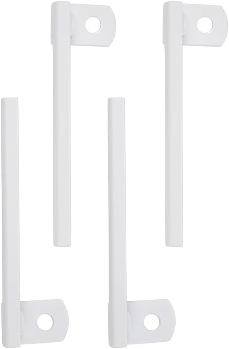 Flush Mount Bracket （2 Set,3'' one Way Non-Removable Security Screw Included）Black