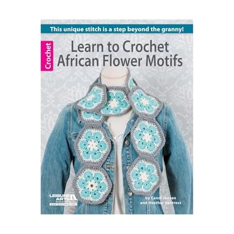 Learn to Crochet African Flower Motifs Book Cover